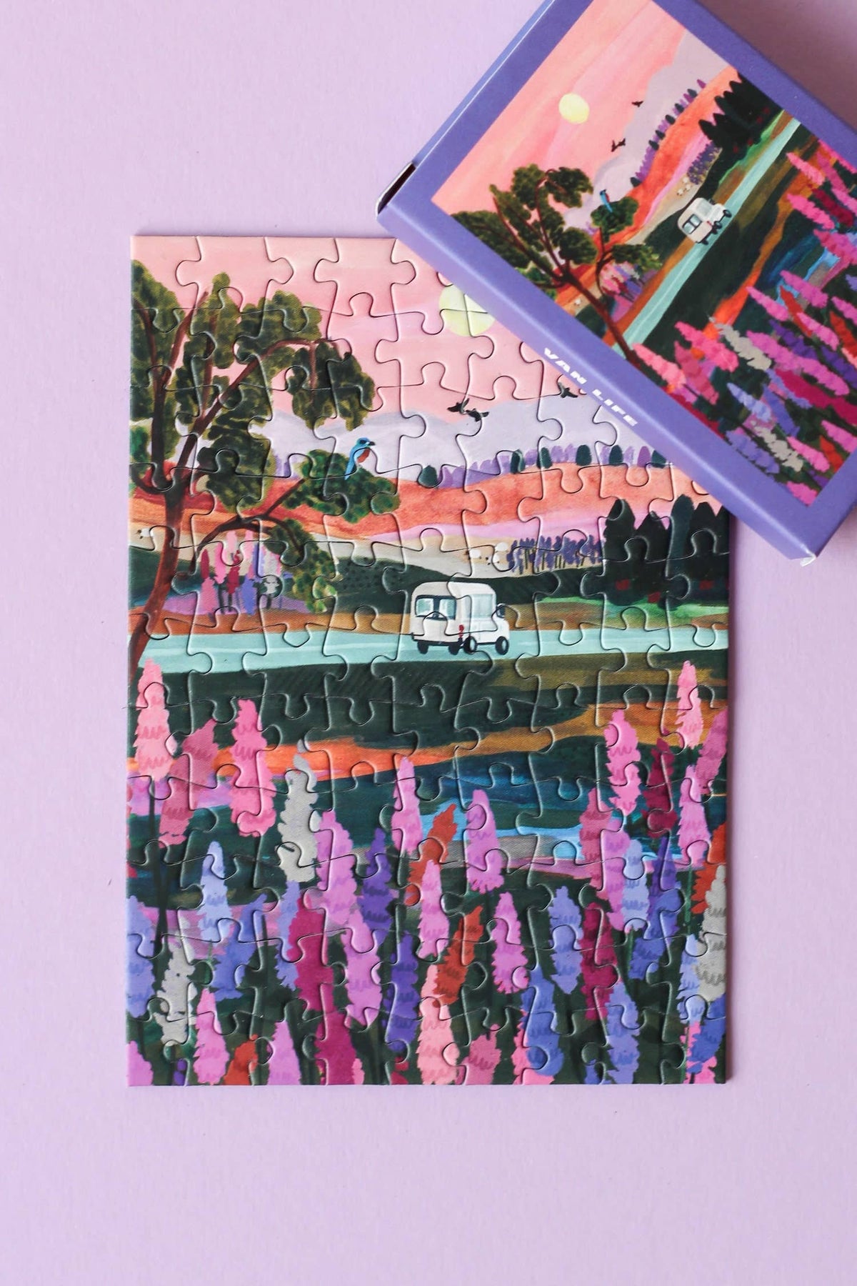 PIECELY PUZZLES VAN LIFE Mini-Puzzle, 99 Teile