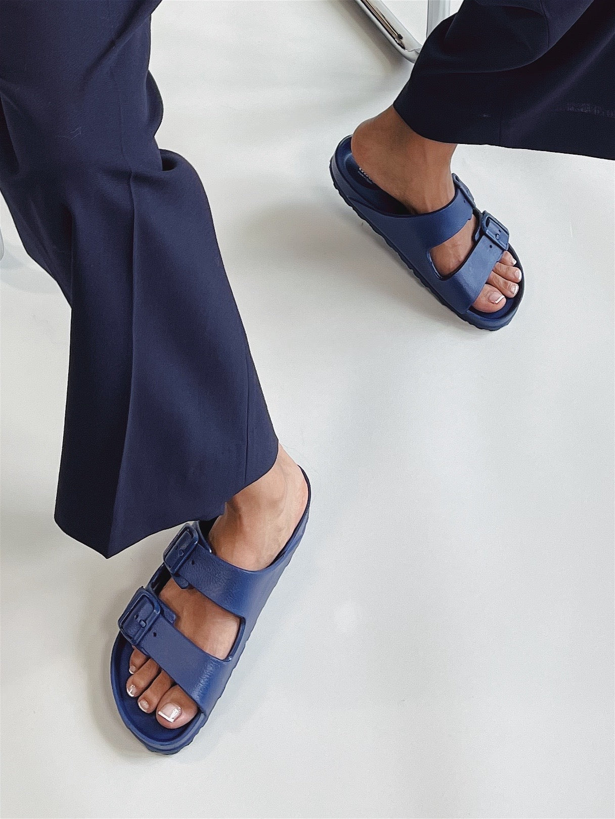 THIES 1856 ® ECOFOAM Sandale, navy