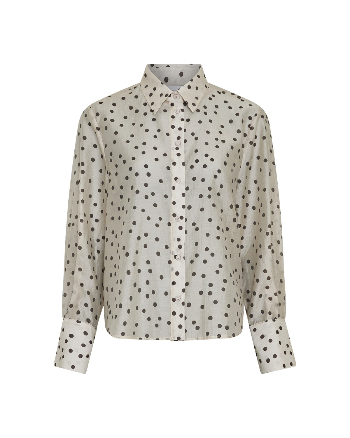 MSCH DOROTHEA Bluse, beige/ schwarz