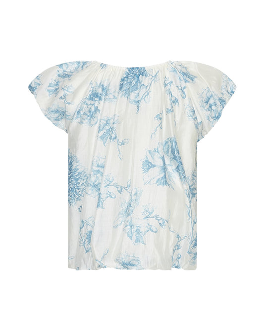 MSCH EVANGELIA Bluse, blue flower