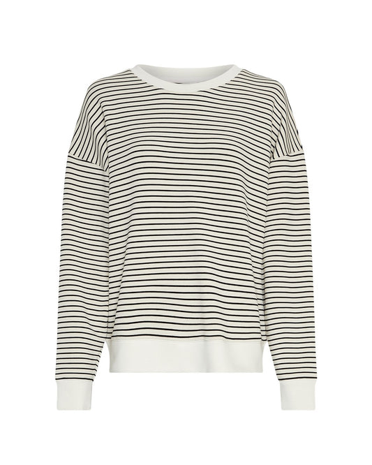 MSCH IMA Pullover, schwarz/ weiß