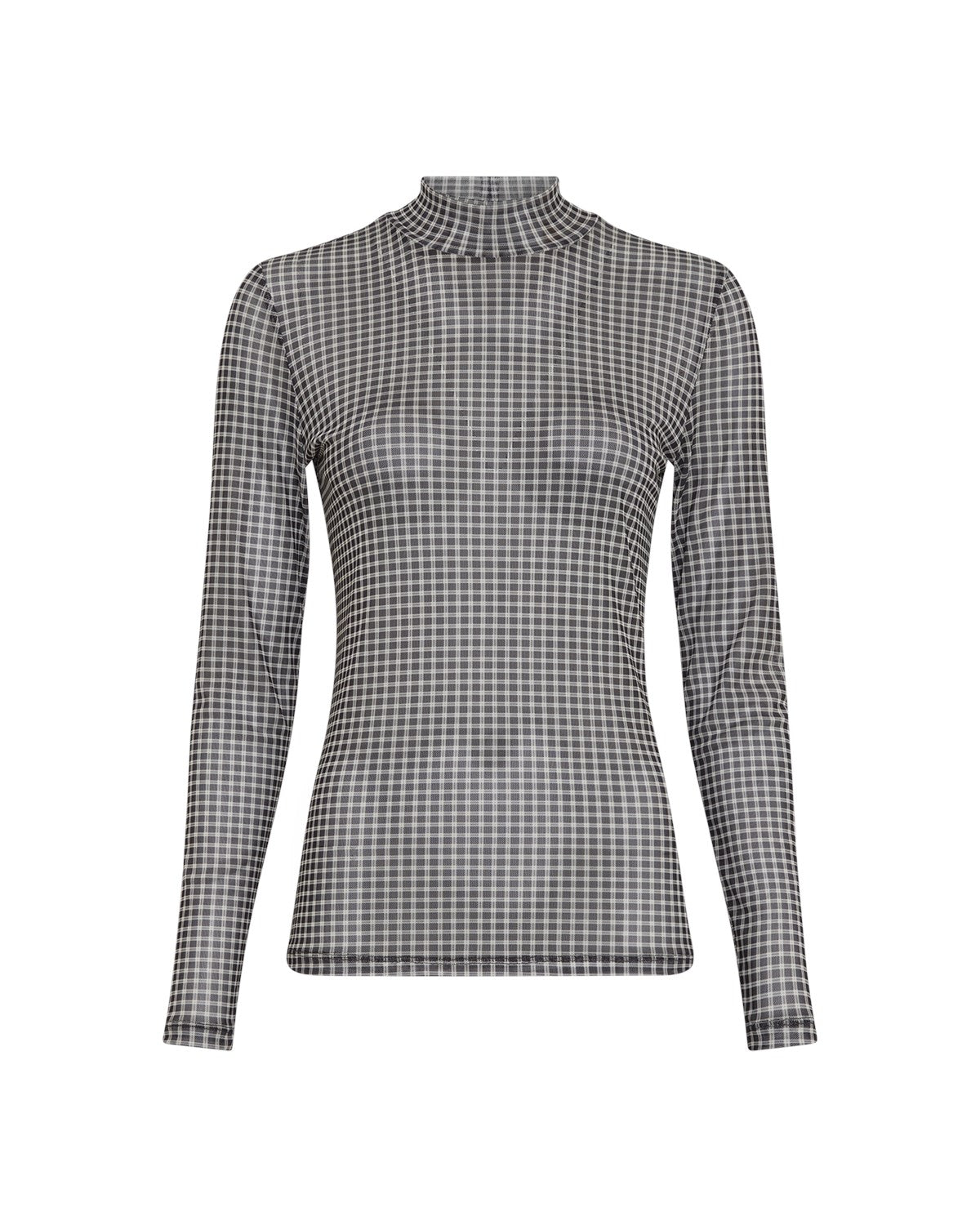 MSCH JANIE Longsleeve, black check