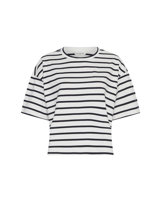 MSCH LEANA T-Shirt, schwarz/ weiß