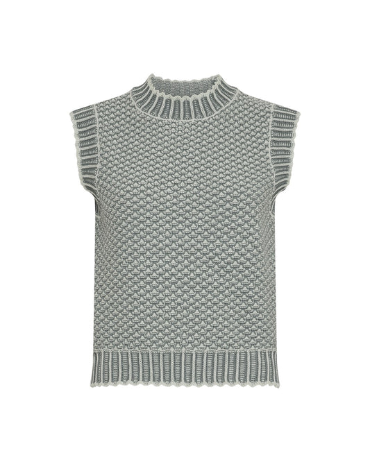 MSCH PILLA Top, bok choy laurel wreath