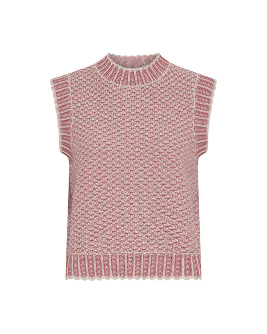 MSCH PILLA Top, oatmeal rose