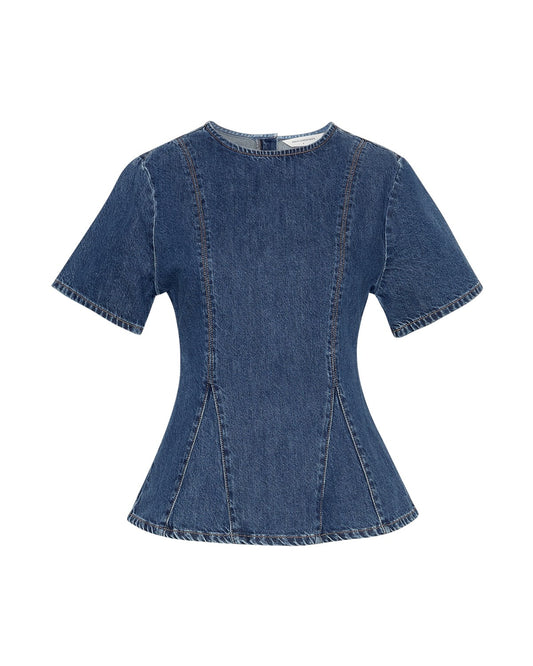 MSCH TURIG Top, denim