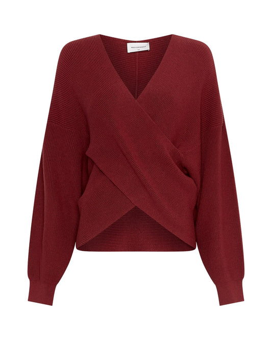 MSCH ZINELLE Pullover, syrah