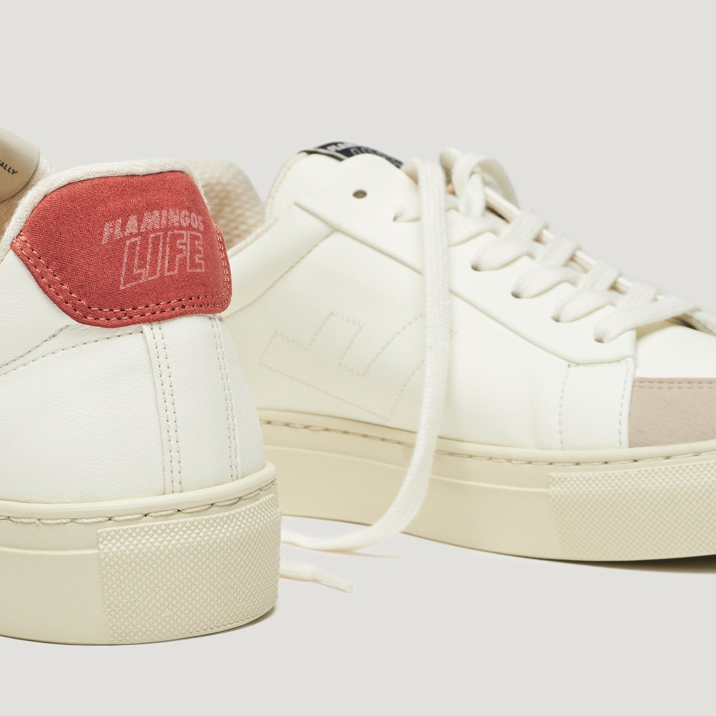 FLAMINGOS LIFE Classic 70s, off white - grana - ecru